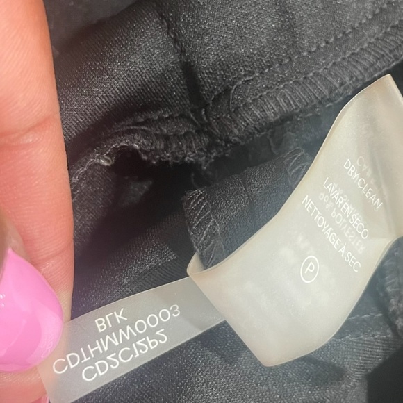 Calvin Klein Women's V-Neck Black Sleeveless Jumpsuit With Fabric Belt Sz 14 - Picture 12 of 12